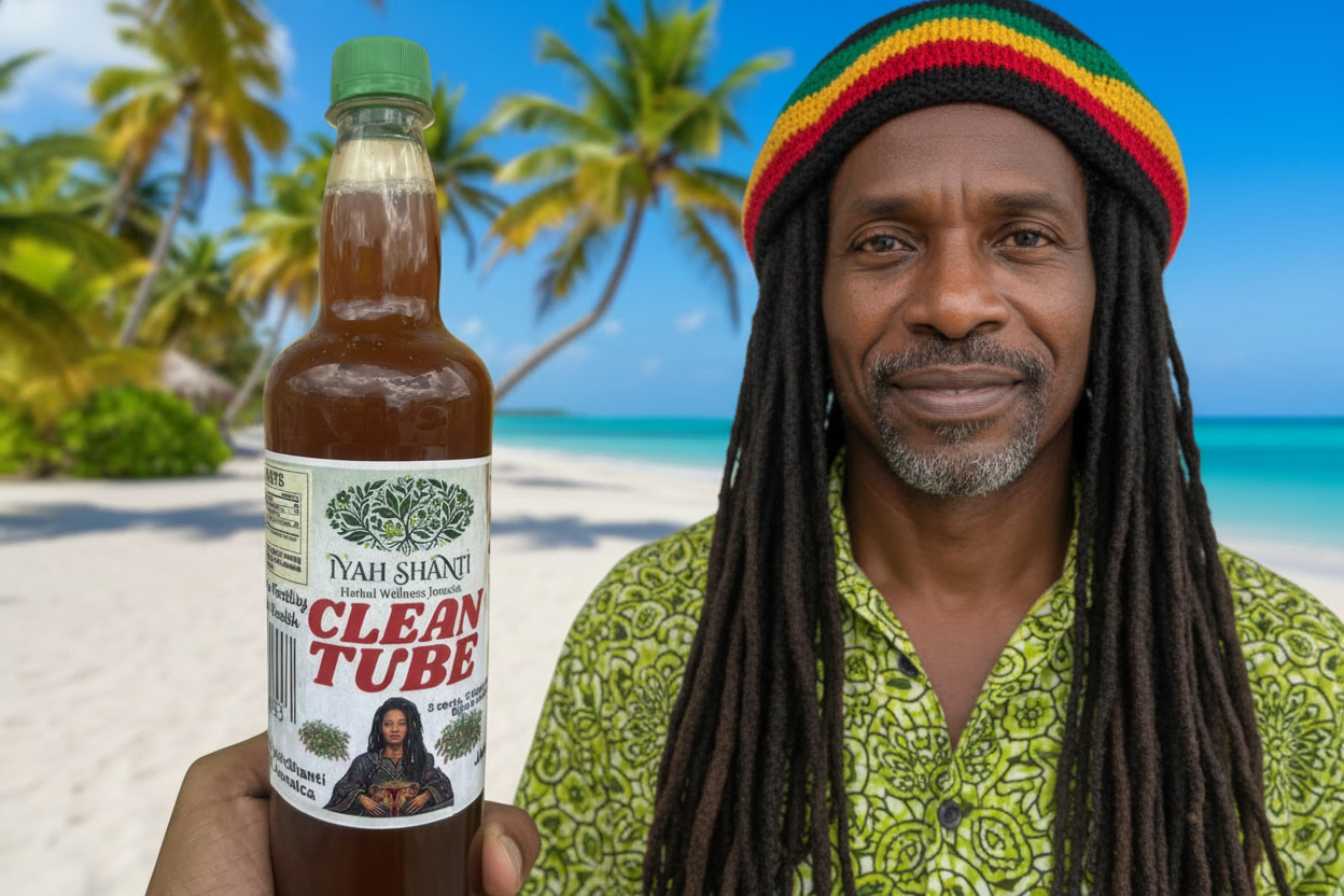 “Clean Tube” Jamaican traditional women’s fertility and male prostrate medicine 1 liter bottles