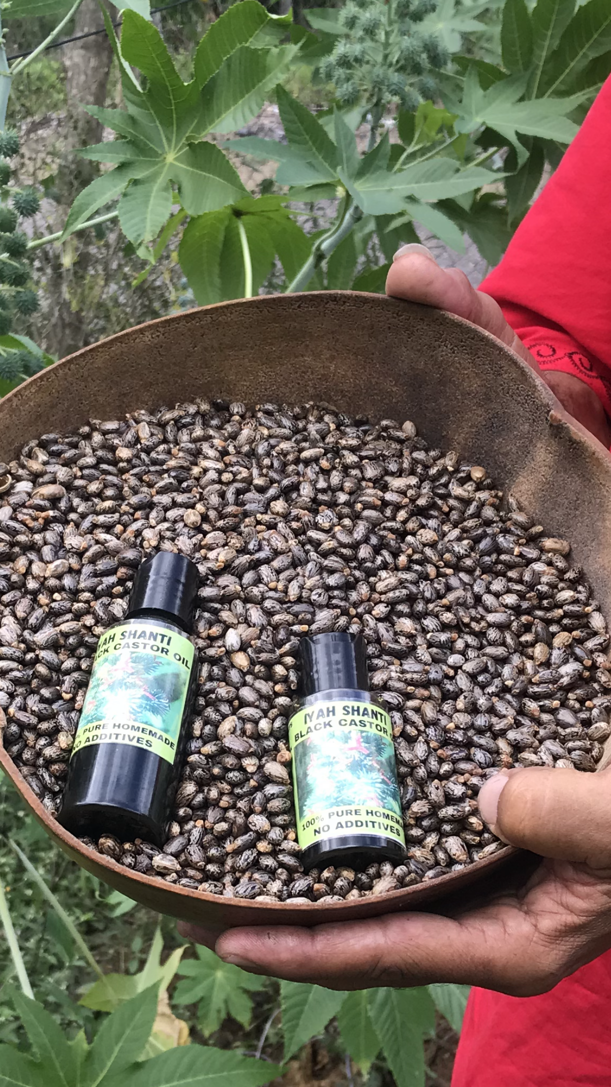 IYAHSHANTI 100% Pure Jamaican Black Castor Oil
