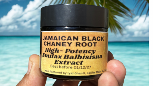 Jamaican Black Chaney Root Extract - High Potency Smilax Balbisiana Extract 60g in Amber Glass Jars