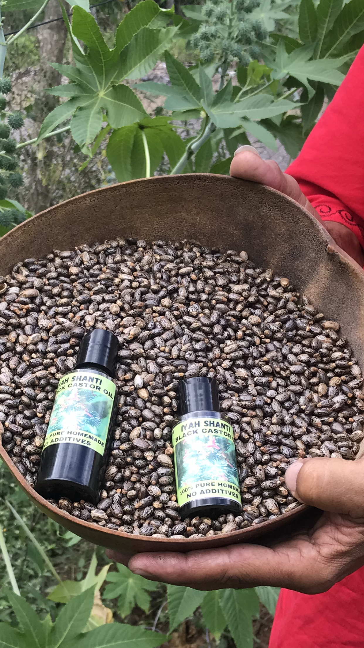 IYAHSHANTI 100% Pure Jamaican  Black Castor Oil