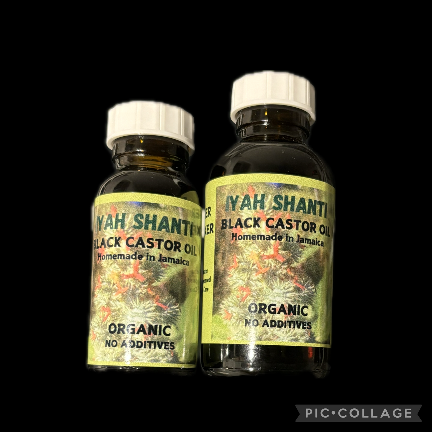 IYAHSHANTI 100% Pure Jamaican  Black Castor Oil